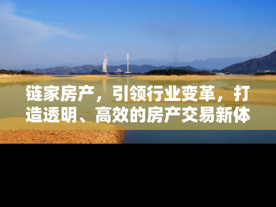 链家房产，引领行业变革，打造透明、高效的房产交易新体验